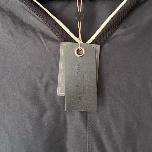 NWT Rag & Bone Long Sleeve Maude Silk Dress in Caviar - Picture 4 of 10